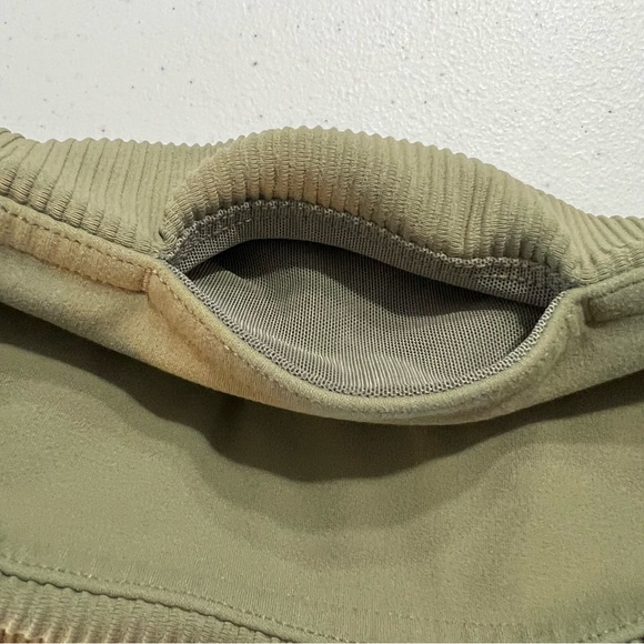 Athleta Leggings Womens Elation Rib Tight Mid Rise Athletic 24” Olive Green M - Picture 15 of 15